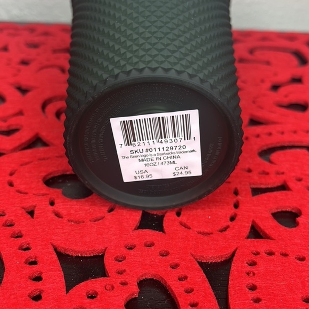Starbucks Dark Green Studded Grande Tumbler - Picture 5 of 6